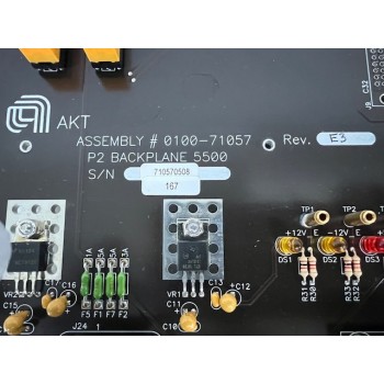 AMAT AKT 0100-71057 P2 Backplane 5500 Board